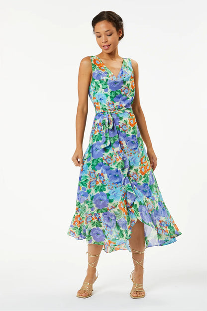 Zibi London - Janet Cowl Neck Print Dress - 902020
