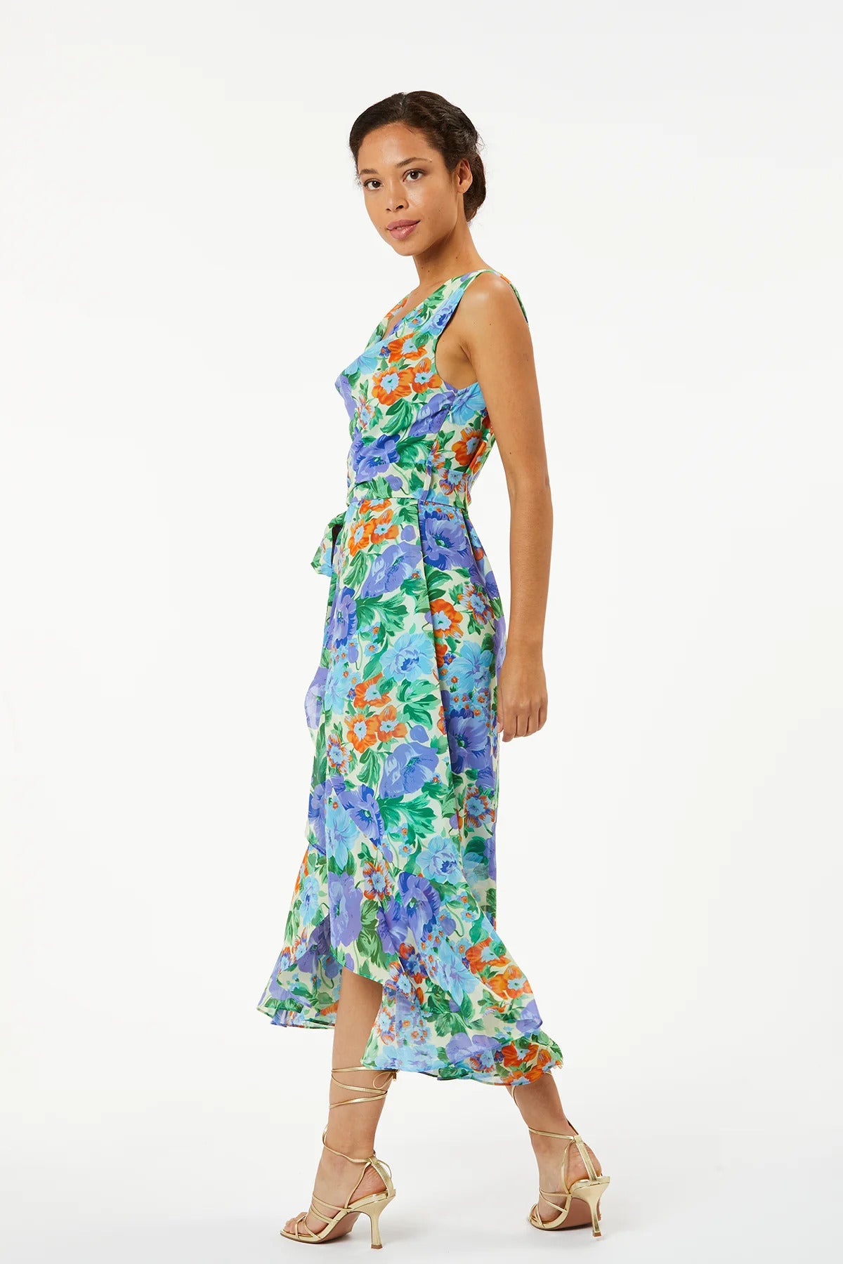 Zibi London - Janet Cowl Neck Print Dress - 902020
