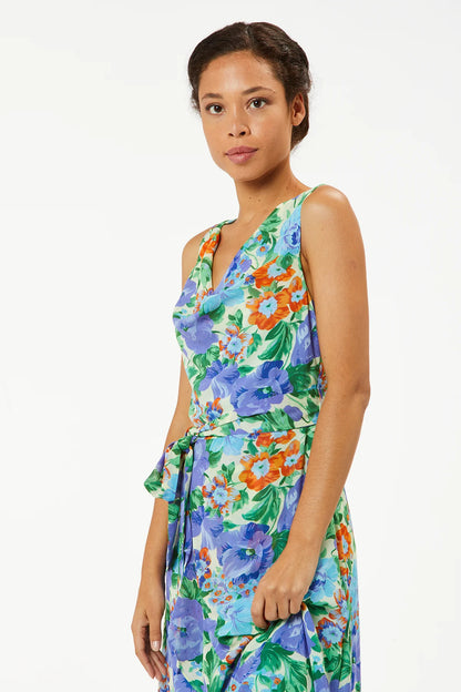 Zibi London - Janet Cowl Neck Print Dress - 902020
