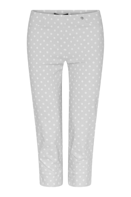Robell - Spot Print Crop Trousers - 51569SP