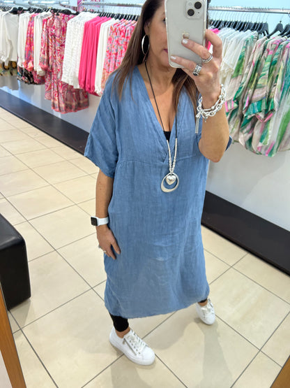Lipstick - Linen Dress - 72007