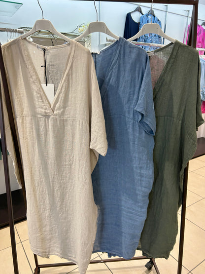 Lipstick - Linen Dress - 72007