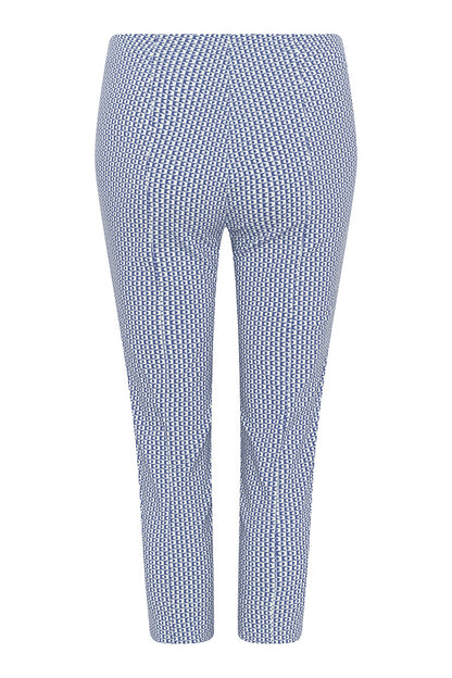 Robell - Printed Crop Trousers - 51636P
