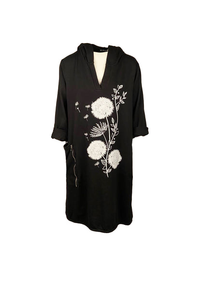 Lipstick - Dandelion Print Hodded Tunic - 81828/2